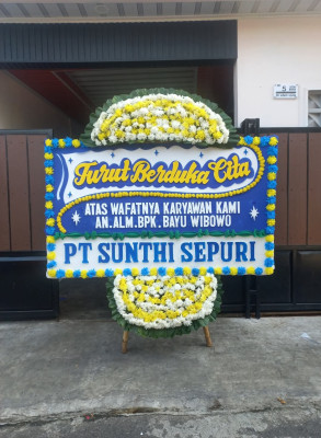 Papan Bunga Duka di Li Anogomma