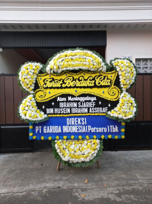 Papan Bunga Duka di Li Anogomma